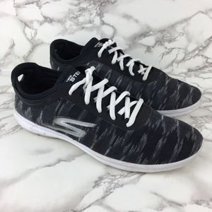 Skechers Go Step Black Athletic Shoes Size 8.5